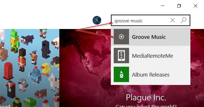 Reinstall Groove Music in Windows 10 pic6