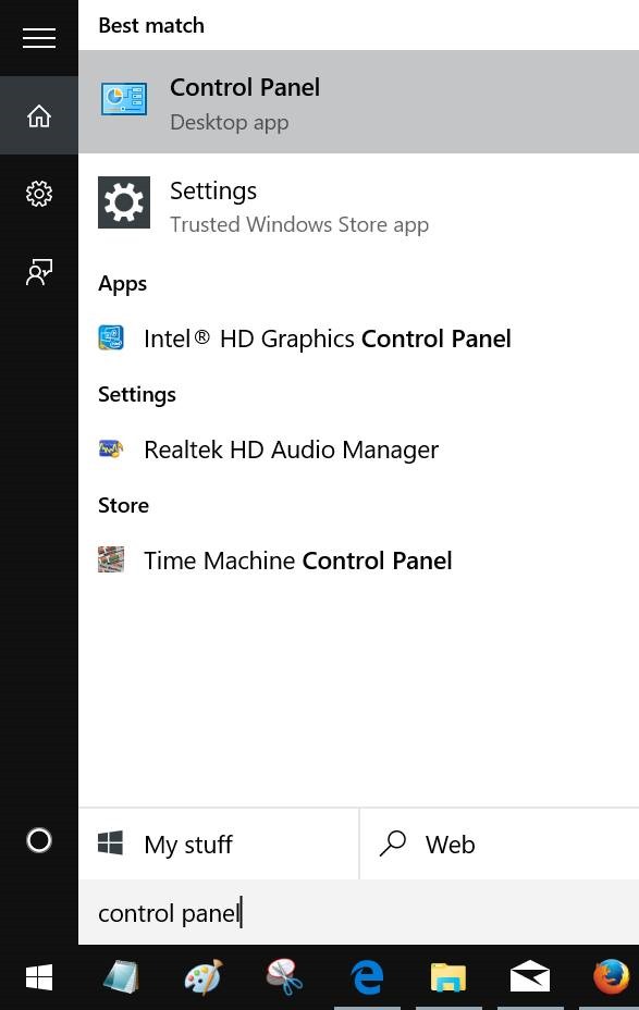 Turn on or off Features In Windows 10 step1