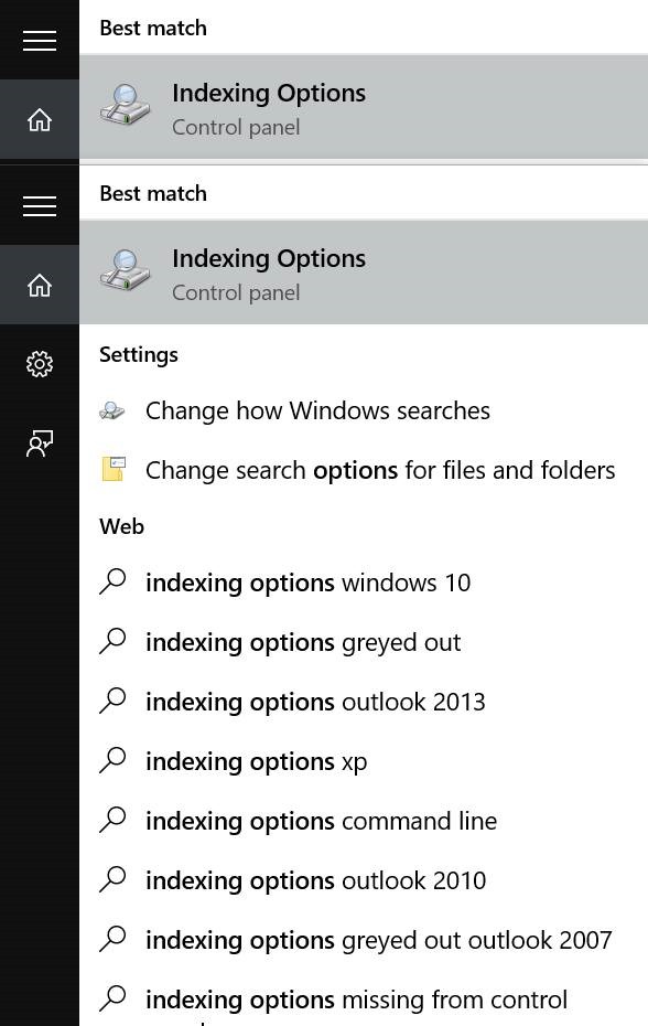 Make Windows 10 search through file contents pic2