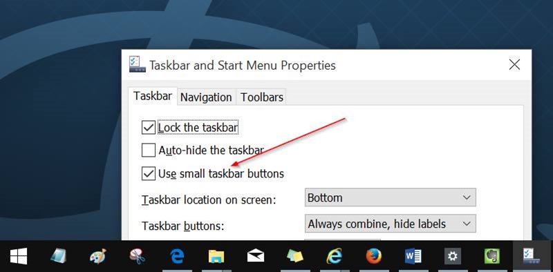 Customize Windows 10 taskbar pic4.2