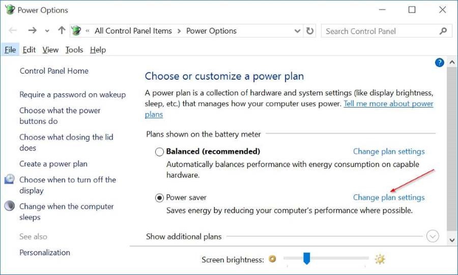 Manually adjust screen brightness in Windows 10 pic3