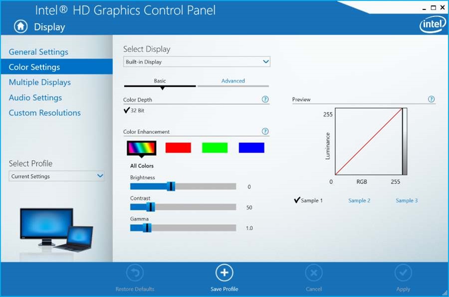 Manually adjust screen brightness in Windows 10 pic5