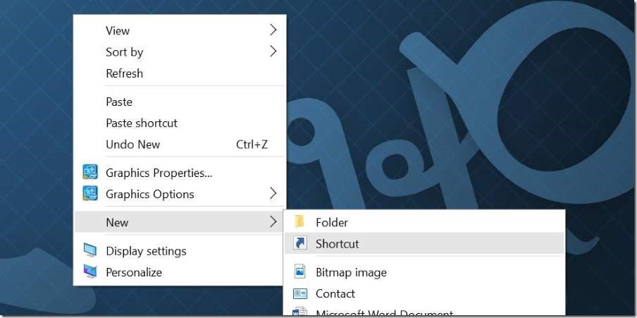 Create desktop shortcut for Settings app in Windows 10 pic1