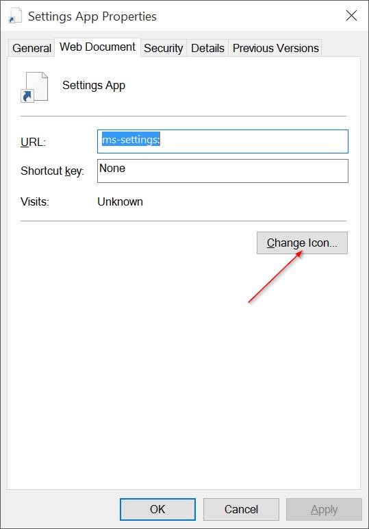 Create desktop shortcut for Settings app in Windows 10 pic6