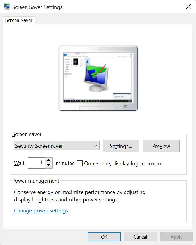 Enable Screen saver in Windows 10 pic6