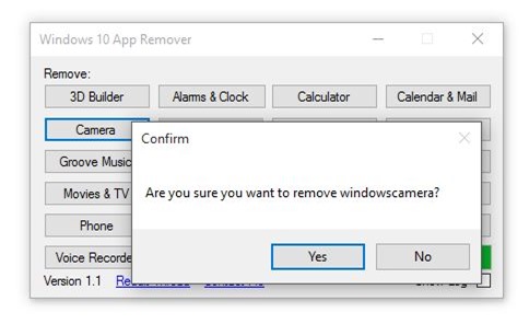 Windows 10 App Remover