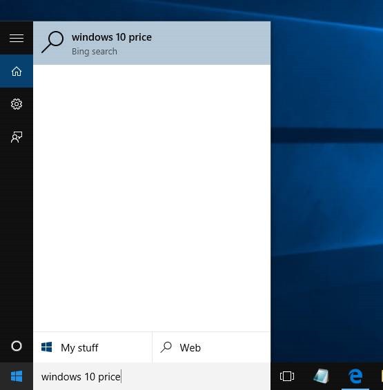 Make Google default in Windows 10 Taskbar