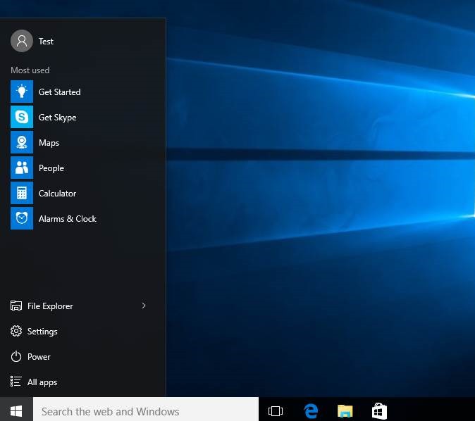 Resize Windows 10 Start menu picture5