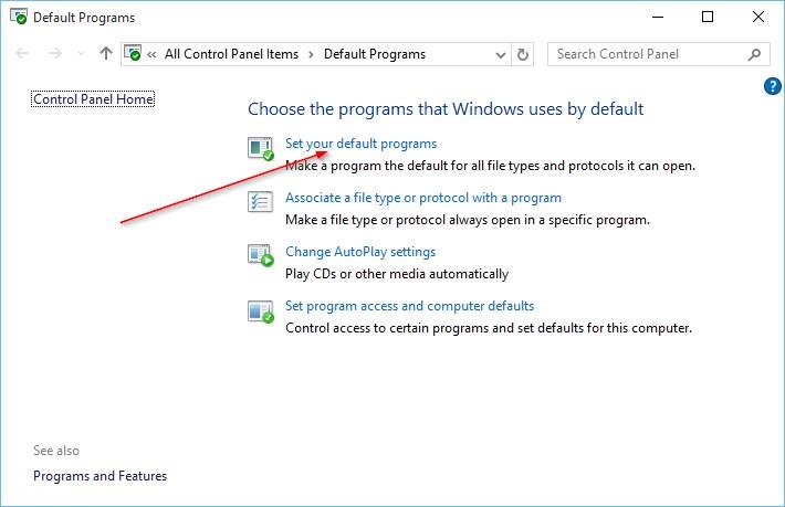 Change Default Browser In Windows 10 step7