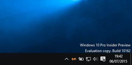 Remove watermark from Windows 10 desktop