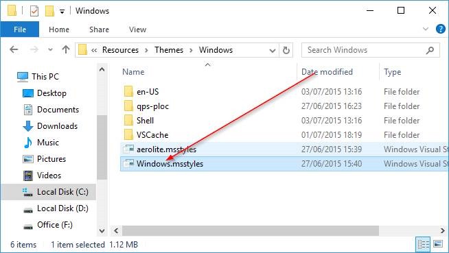 Change title bar color in Windows 10 step7