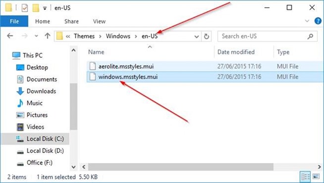 Change title bar color in Windows 10 step8