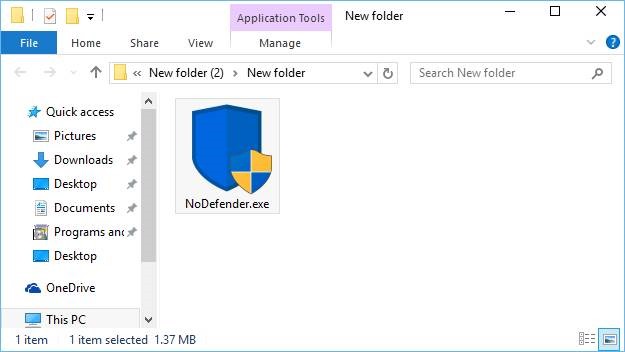 Disable Windows Defender in Windows 10 step1