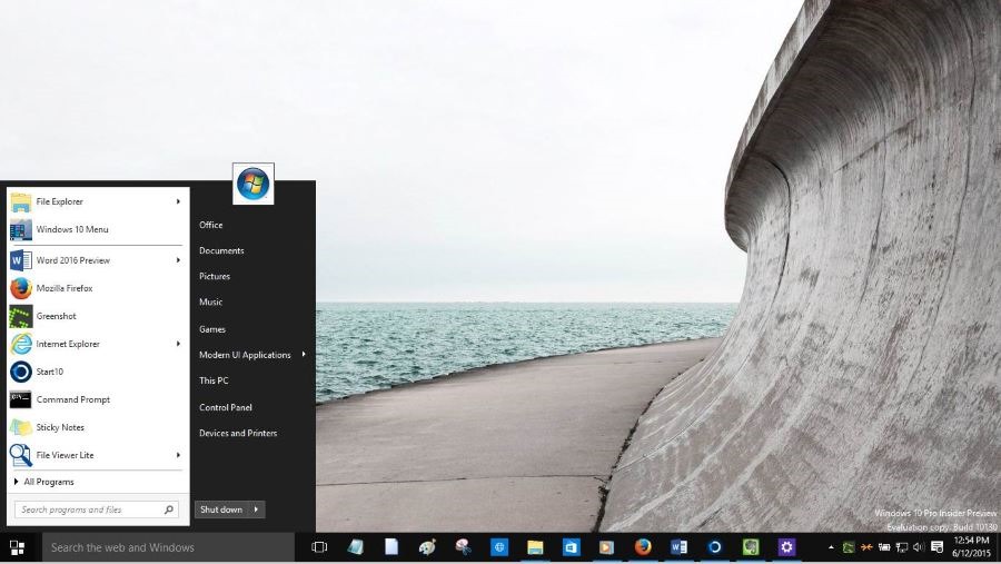 Start10 Start menu for Windows 10