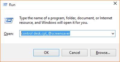 Open Screen Saver Settings in Windows 10 picture4