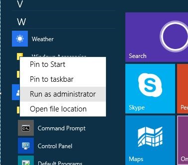 Enable the hidden built in Administrator account in Windows 10