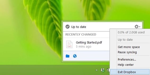 Remove Move to Dropbox from context menu step1