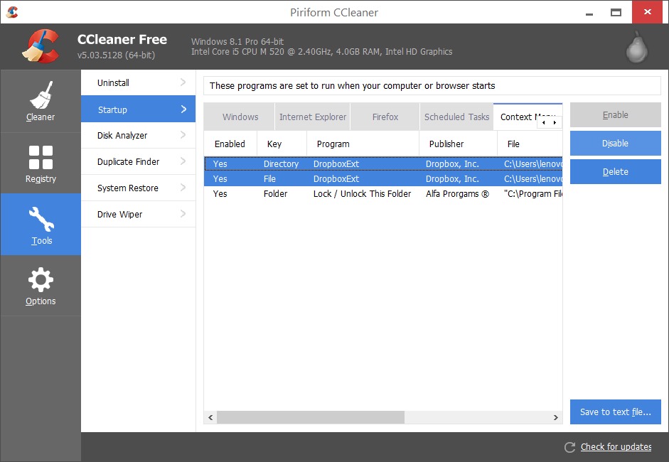 Remove Move to Dropbox from context menu step6