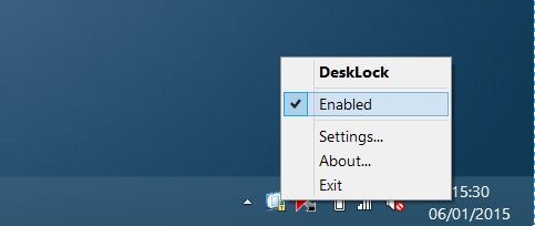 lock desktop icons in Windows picture1