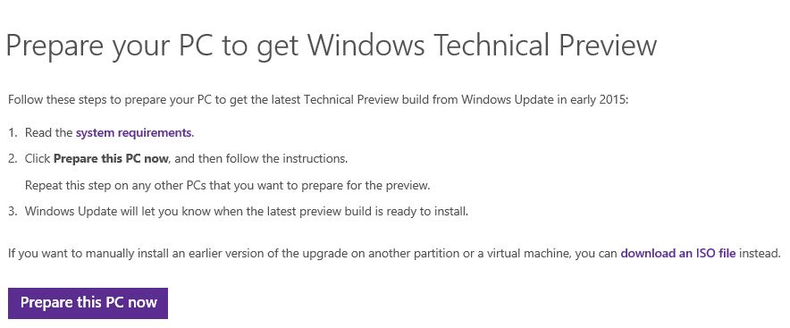 Get Windows 10 via update on Windows 7