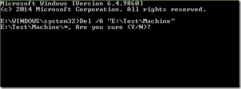 Delete a file from Command Prompt in Windows picture5