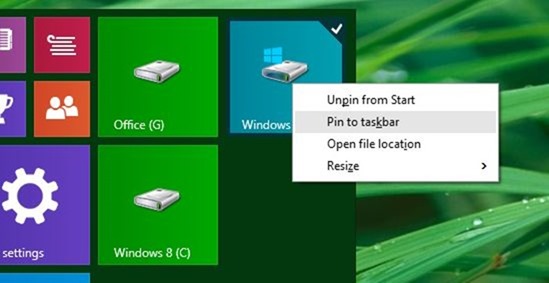 Pin drive or partition to taskbar in Windows 10 picture2