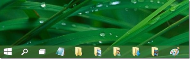 Pin folders to taskbar in Windows 10