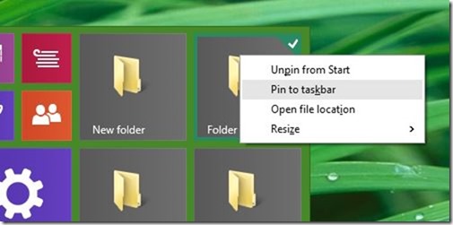 Pin folders to taskbar in Windows 10 step2