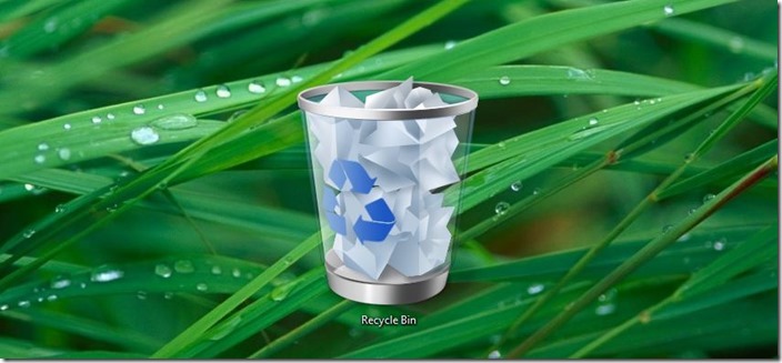 Pin Recycle Bin icon to Taskbar in Windows 10