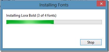 Install Google Web Fonts in Windows Picture5