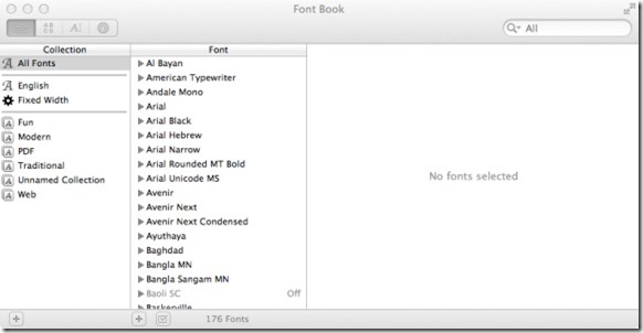 Google Font On Mac