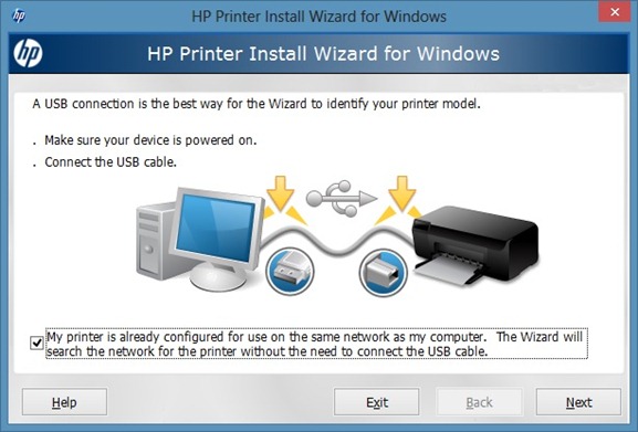 HP Printer Install Wizard