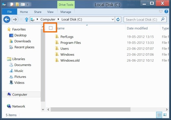 Select Multiple Files On Windows 8 Tablet