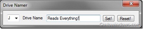 Drive Namer Utility