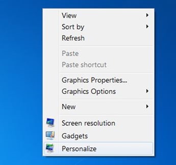 Resize desktop icons in Windows 7 and Windows 8 picture1