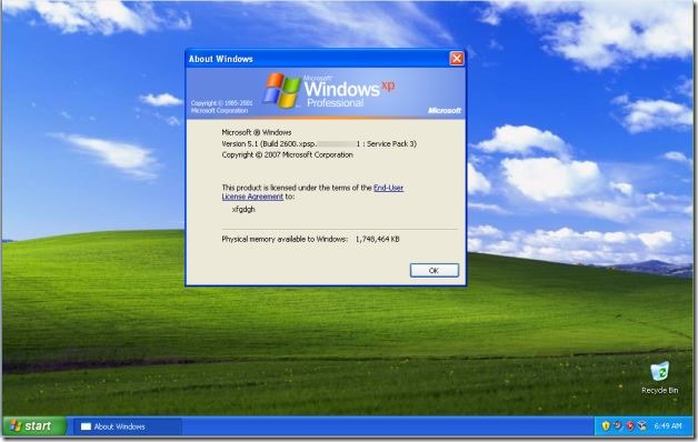 Upgrade Windows XP to Windows 8.1 without losing personal files