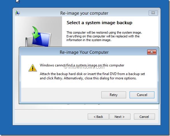 Restore Windows 8.1 Image Step24