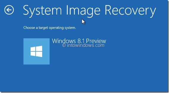 Restore Windows 8.1 Image Step23