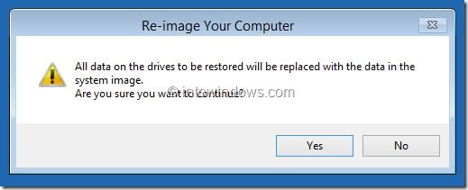 Restore Windows 8.1 Image Step7