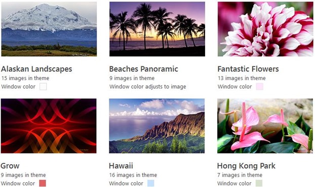 Themes for Windows 8.1