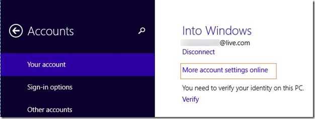 rename Microsoft Account Name on Start screen Step2