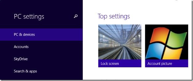 lock screen picture slide show in Windows 8