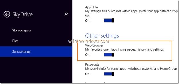 Sync Internet Explorer Tabs In Windows 81 Step4