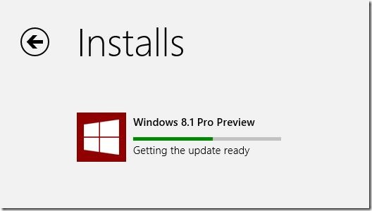 Upgrade Windows 8 to Windows 8.1 Preview Step12