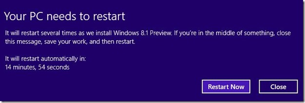 Upgrade Windows 8 to Windows 8.1 Preview Step14