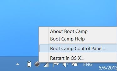 Set Windows as default OS in Mac Boot Camp