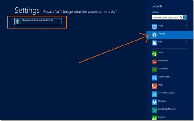 Change Power Button Action in Windows