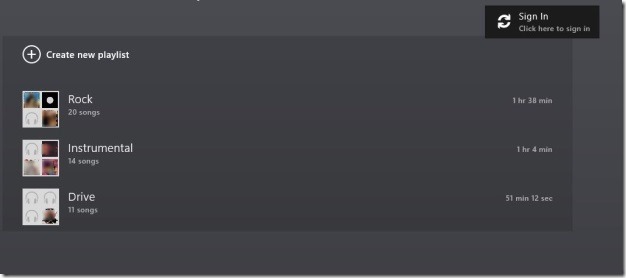 Import iTunes playlist to Xbox Music app in Windows 8 Step5