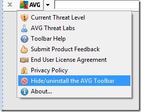 AVG Toolbar Windows