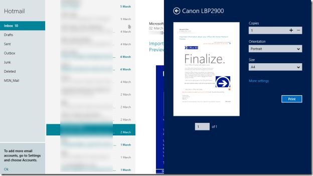 Take Print In Windows 8 Mail App Picture2